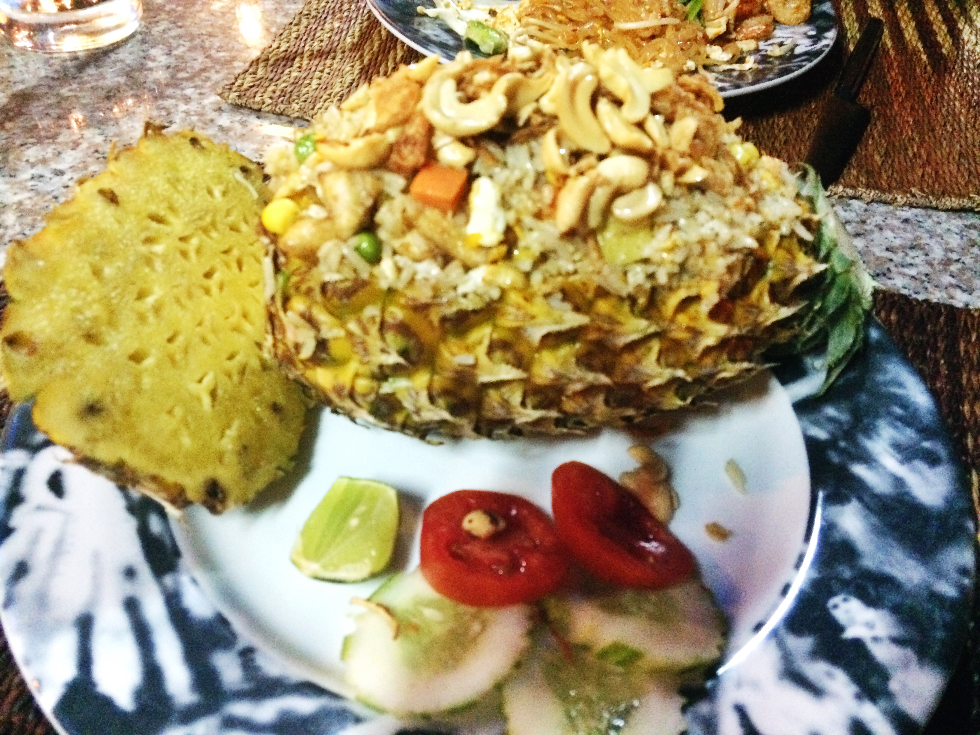 Fried Rice in Pineapple 